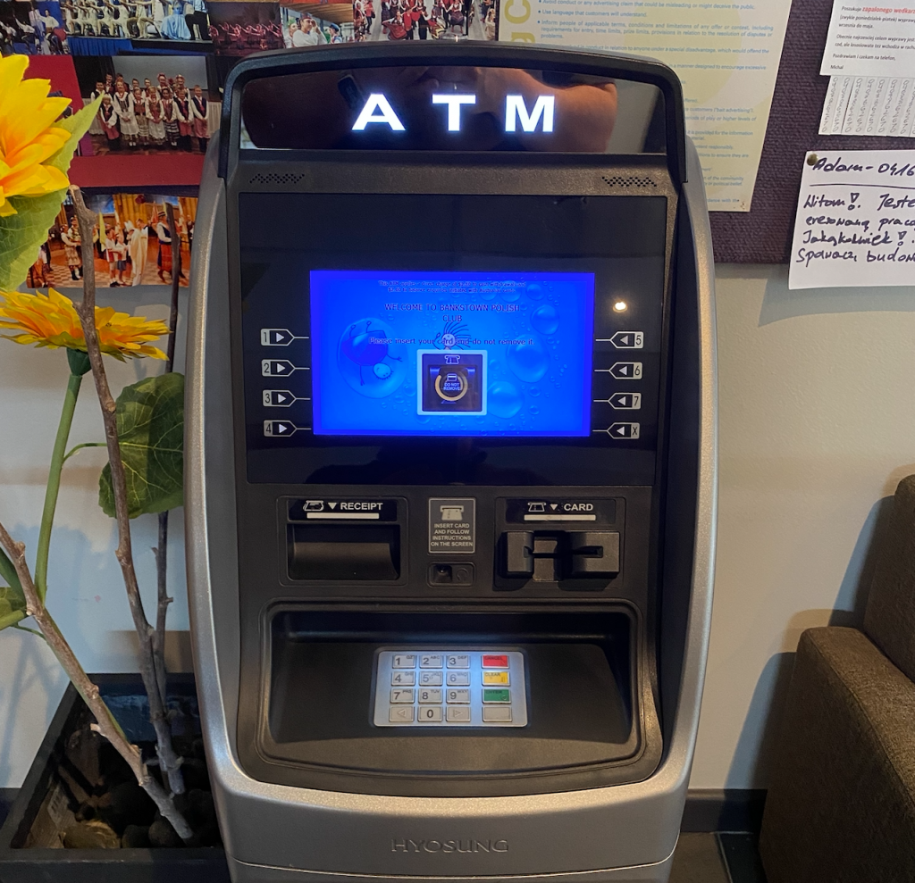 ATM Machine Now Available - The Polish Club Bankstown