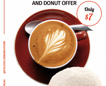 Coffee and Donut for $7