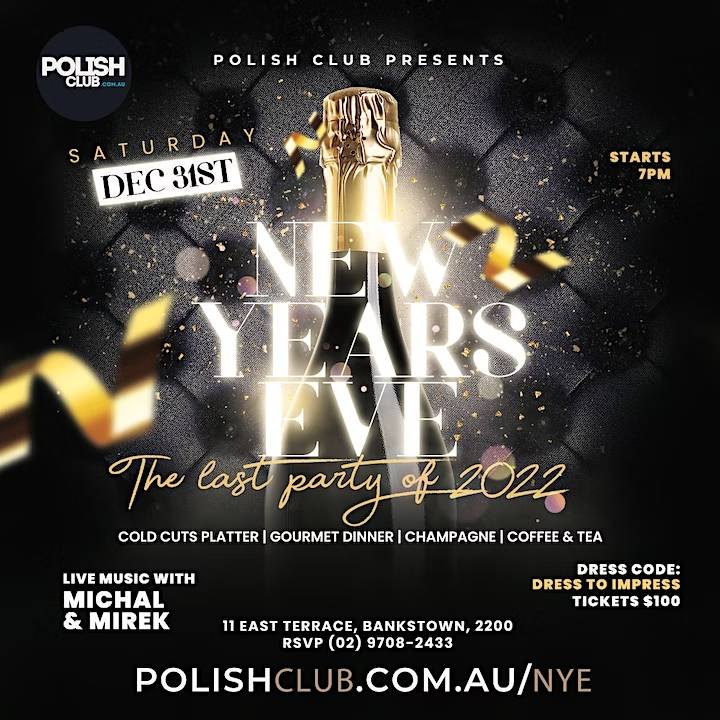 NYE The Polish Club The Polish Club Bankstown