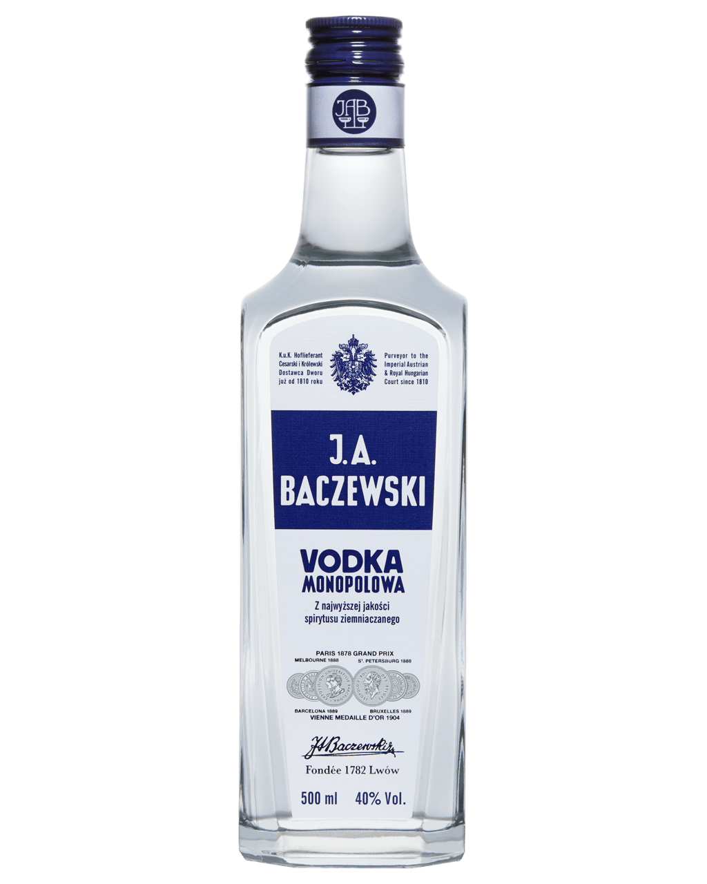 J.A. Baczewski Vodka Monopolowa 700mL