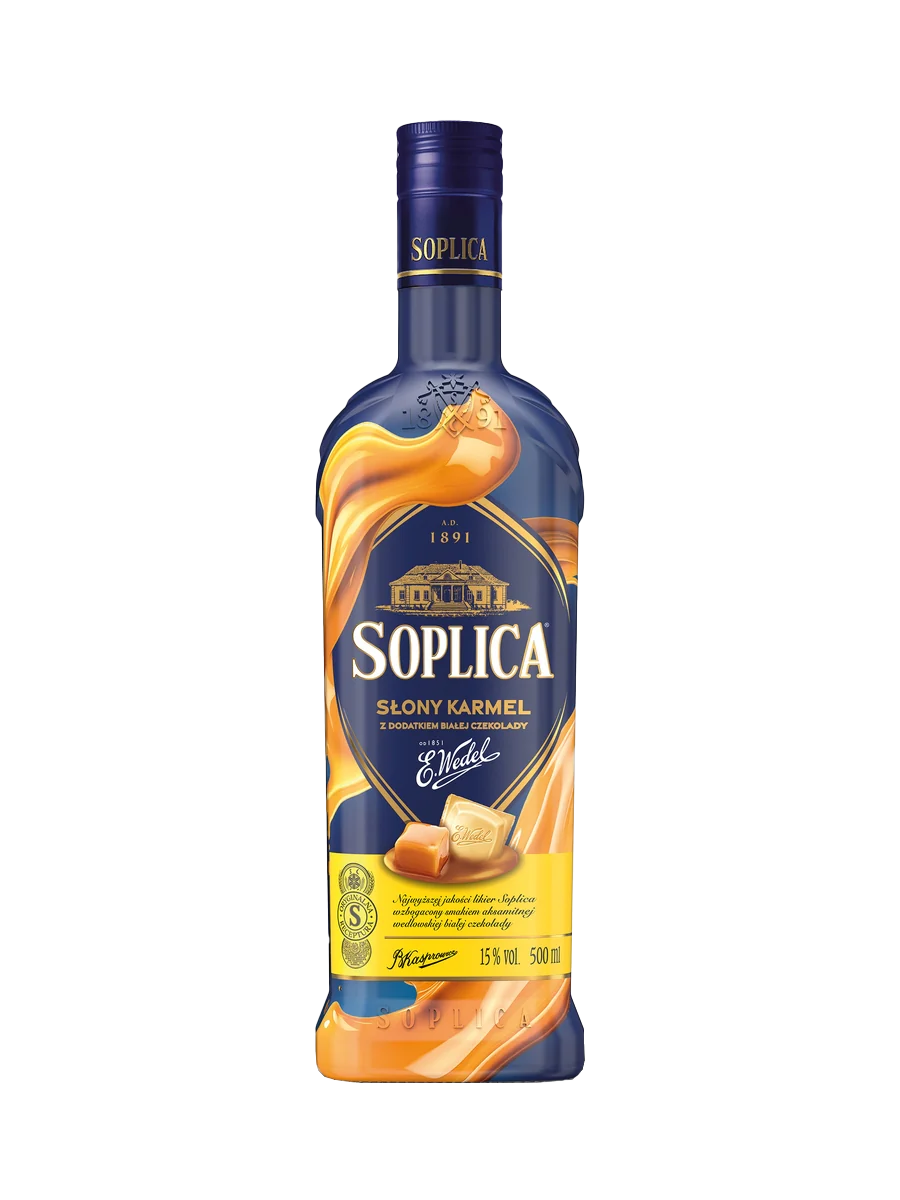 Soplica Wedel Salted Caramel With White Chocolate Liqueur 500ml (ABV 15%)
