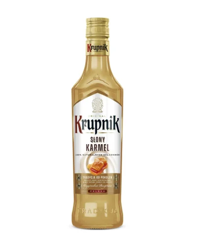 Krupnik Salted Caramel Vodka Liqueur (Słony Karmel) 500ml (ABV 16%)